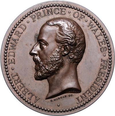 London International Exhibition, Albert Edward, Prince of Wales - Coins, medals and paper money