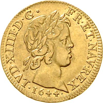 Ludwig XIV. 1643-1715 GOLD - Monete, medaglie e carta moneta