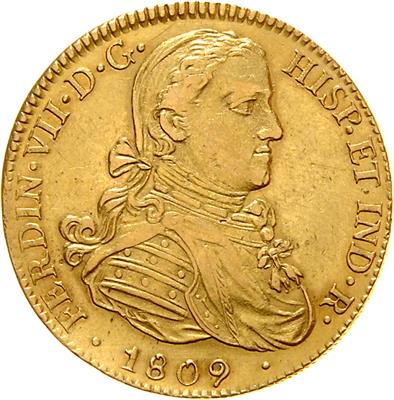 Mexico, Ferdinand VII. 1808-1822, GOLD - Monete, medaglie e carta moneta