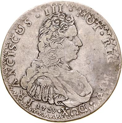 Modena, Francesco III. d'Este 1737-1780 - Coins, medals and paper money