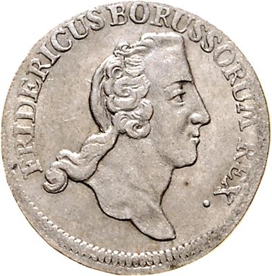 Preussen, Friedrich II. 1740-1786 - Münzen, Medaillen und Papiergeld