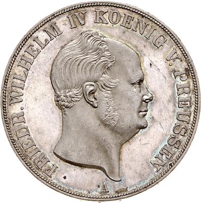 Preussen, Friedrich Wilhelm IV. 1840-1861 - Mince a medaile
