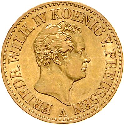 Preussen, Friedrich Wilhelm IV. 1840-1861 GOLD - Coins, medals and paper money