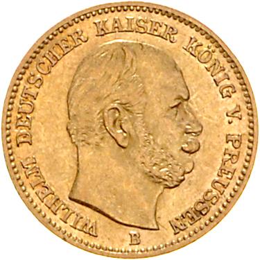 Preussen, Wilhelm I. 1861-1888, GOLD - Mince a medaile