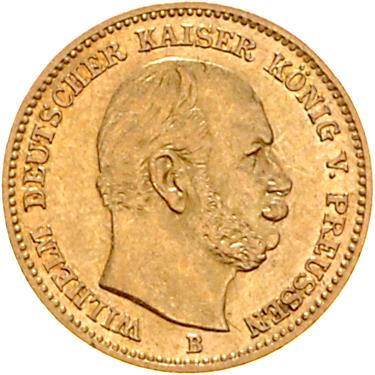 Preussen, Wilhelm I. 1861-1888, GOLD - Coins, medals and paper money