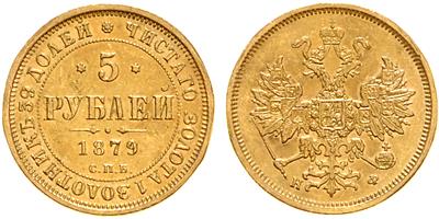 Russland, GOLD - Coins, medals and paper money