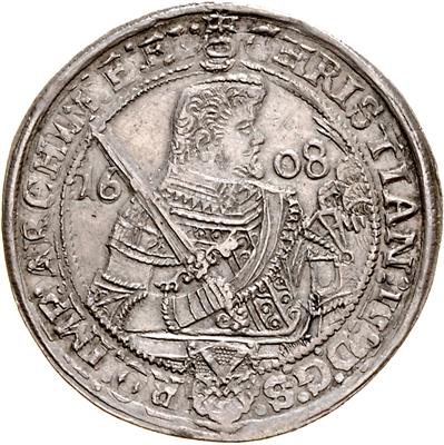 Sachsen A. L., Christian und Johann Georg und August 1591-1611 - Mince a medaile