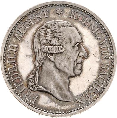 Sachsen, Friedrich August I. 1806-1827 - Coins, medals and paper money