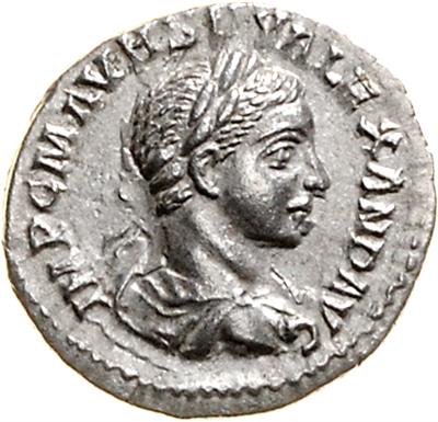 Severus Alexander 222-235 - Münzen, Medaillen und Papiergeld