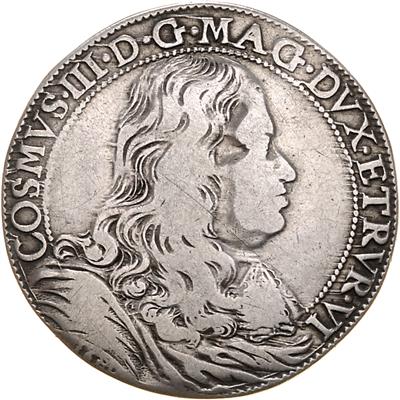 Toskana, Cosimo III. Medici 1670-1723 - Monete, medaglie e carta moneta