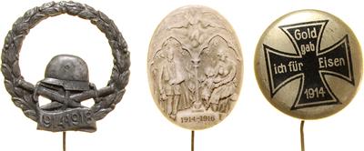 Tragbare Abzeichen und Medaillen sowie Erinnerungsstücke - Mince a medaile