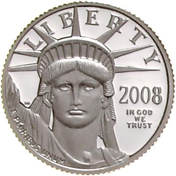 U. S. A. PLATIN - Mince a medaile