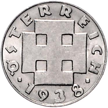 5 Groschen 1938, =2,96 g= III/II- - Münzen, Medaillen und Papiergeld