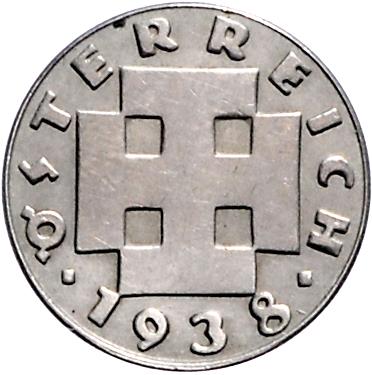 5 Groschen 1938, =3,00 g= III - Monete, medaglie e carta moneta