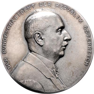 Bundespräsident Wilhelm Miklas - Mince a medaile
