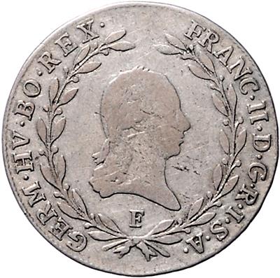 Franz II./ I. - Monete, medaglie e carta moneta