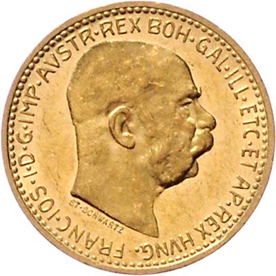 Franz Josef I. GOLD - Coins, medals and paper money