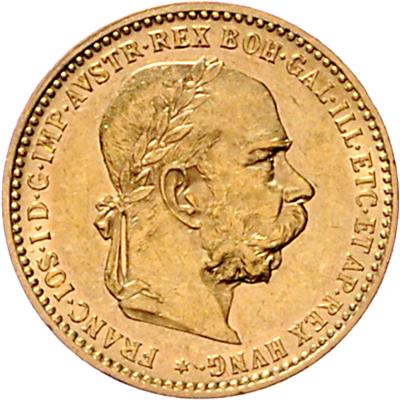 Franz Josef I. GOLD - Münzen, Medaillen und Papiergeld