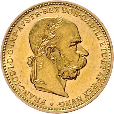 Franz Josef I. GOLD - Coins, medals and paper money