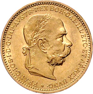 Franz Josef I. GOLD - Münzen, Medaillen und Papiergeld