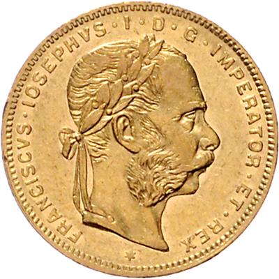 Franz Josef I. GOLD - Münzen, Medaillen und Papiergeld