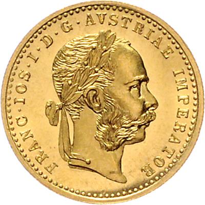 Franz Josef I. GOLD - Münzen, Medaillen und Papiergeld