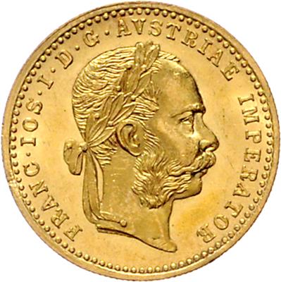 Franz Josef I. GOLD - Münzen, Medaillen und Papiergeld