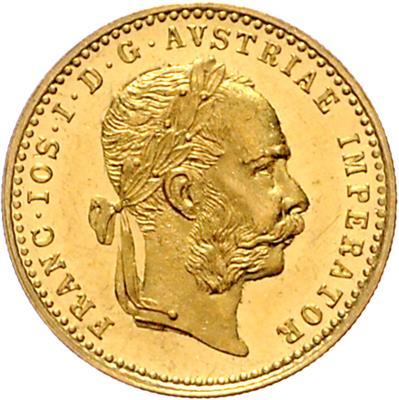 Franz Josef I. GOLD - Münzen, Medaillen und Papiergeld