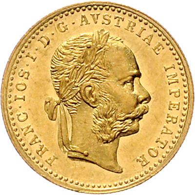 Franz Josef I. GOLD - Münzen, Medaillen und Papiergeld