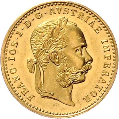 Franz Josef I. GOLD - Münzen, Medaillen und Papiergeld