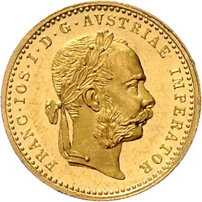 Franz Josef I. GOLD - Münzen, Medaillen und Papiergeld