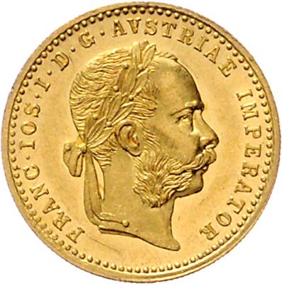 Franz Josef I. GOLD - Coins, medals and paper money