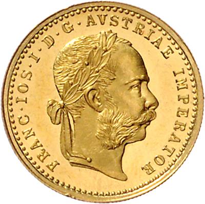 Franz Josef I. GOLD - Münzen, Medaillen und Papiergeld