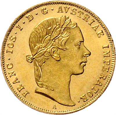 Franz Josef I. GOLD - Münzen, Medaillen und Papiergeld