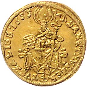Guidobald von Thun und Hohenstein GOLD - Coins, medals and paper money