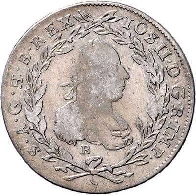 Josef II. - Monete, medaglie e carta moneta
