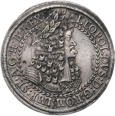 Leopold I. - Münzen, Medaillen und Papiergeld