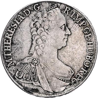 Maria Theresia - Münzen, Medaillen und Papiergeld