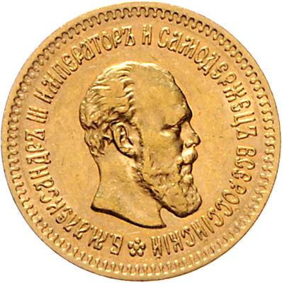 Alexander III. 1881-1894 GOLD - Monete, medaglie e carta moneta