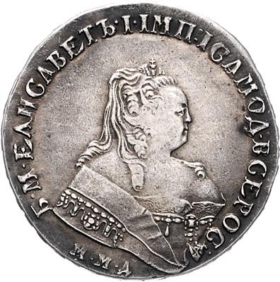Elisabeth 1741-1761 - Münzen, Medaillen und Papiergeld