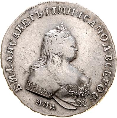 Elisabeth 1741-1762 - Münzen, Medaillen und Papiergeld