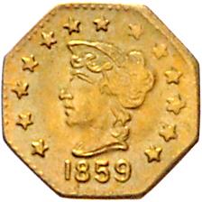 Kalifornien GOLD - Coins, medals and paper money