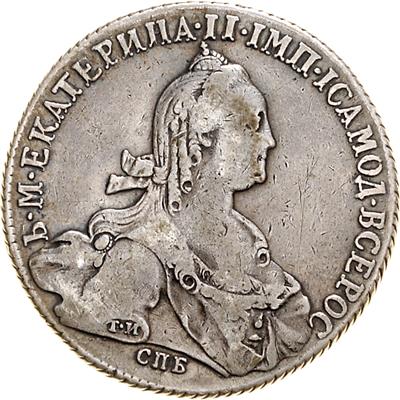 Katharina II. 1762-1796 - Münzen, Medaillen und Papiergeld