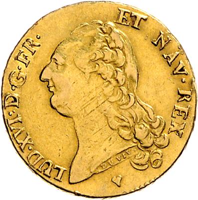 Louis XVI. 1774-1792 GOLD - Monete, medaglie e carta moneta
