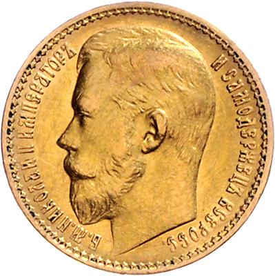 Nikolaus II. 1894-1917 GOLD - Mince a medaile