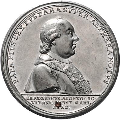 Papst Pius VI. 1775-1799 - Münzen, Medaillen und Papiergeld