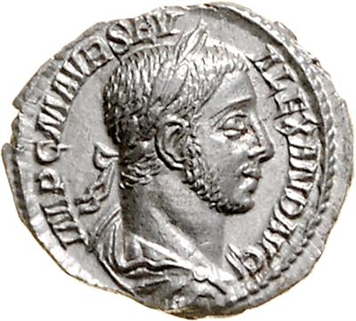 Severus Alexander 222-235 - Münzen, Medaillen und Papiergeld