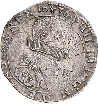 Spanische NiederlandeFlandern, Philipp IV. 1621-1665 - Münzen, Medaillen und Papiergeld