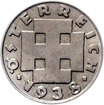 5 Groschen 1938, =2,99 g= III+ - Mince a medaile
