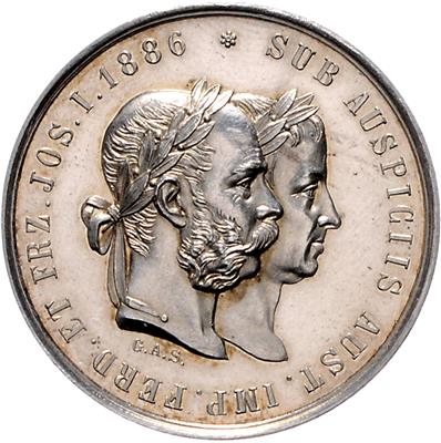 50. Jubelfest des Kurortes meran 1886 - Münzen und Medaillen